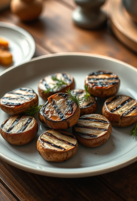 Grilled Mushrooms — Gran Cooks