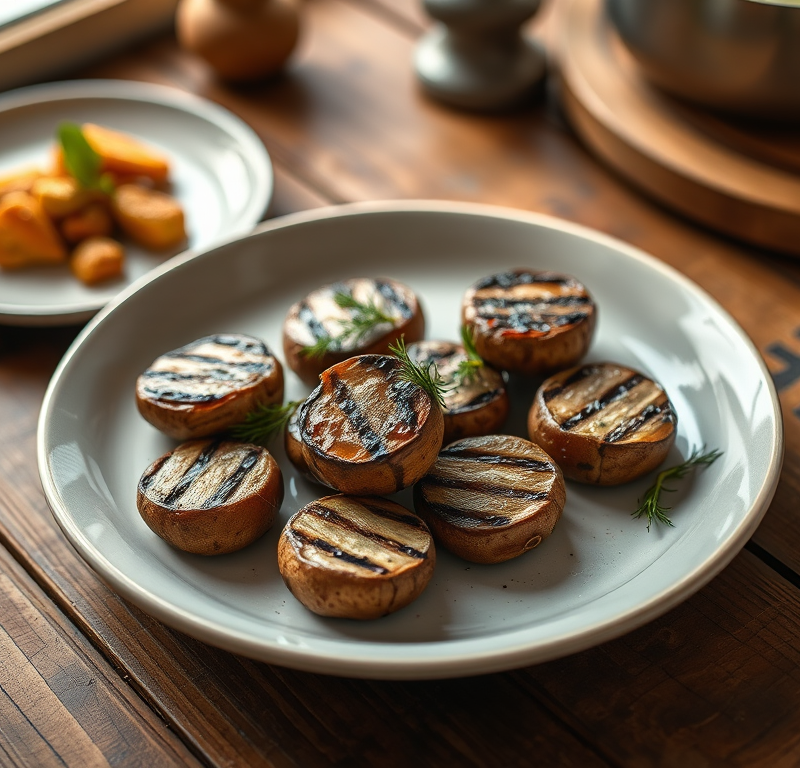 Grilled Mushrooms — Gran Cooks