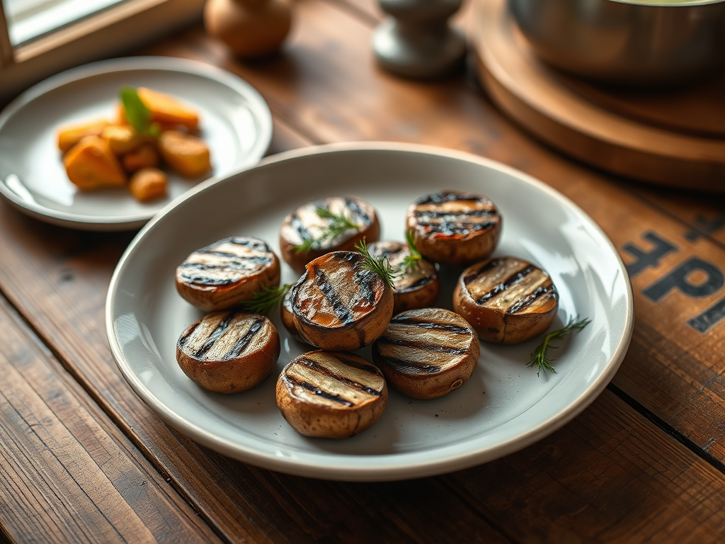 Grilled Mushrooms — Gran Cooks