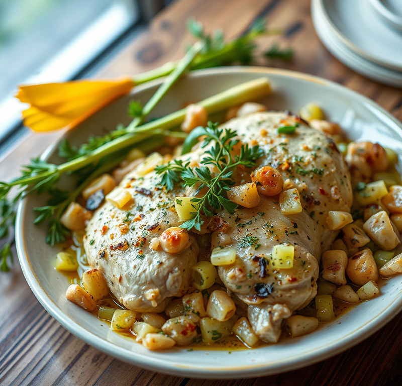 Herb Chicken Casserole Recipe — Gran Cooks