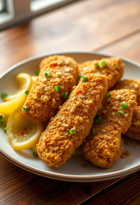 Hg's Fiber-Ific Fried Chicken Strips - Ww Points = 5 — Gran Cooks