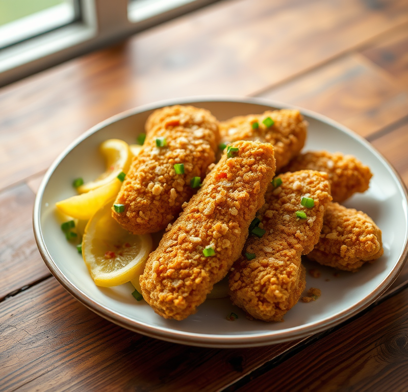 Hg's Fiber-Ific Fried Chicken Strips - Ww Points = 5 — Gran Cooks