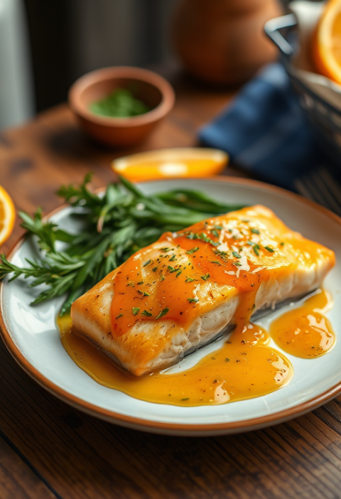 Orange Glazed Salmon — Gran Cooks