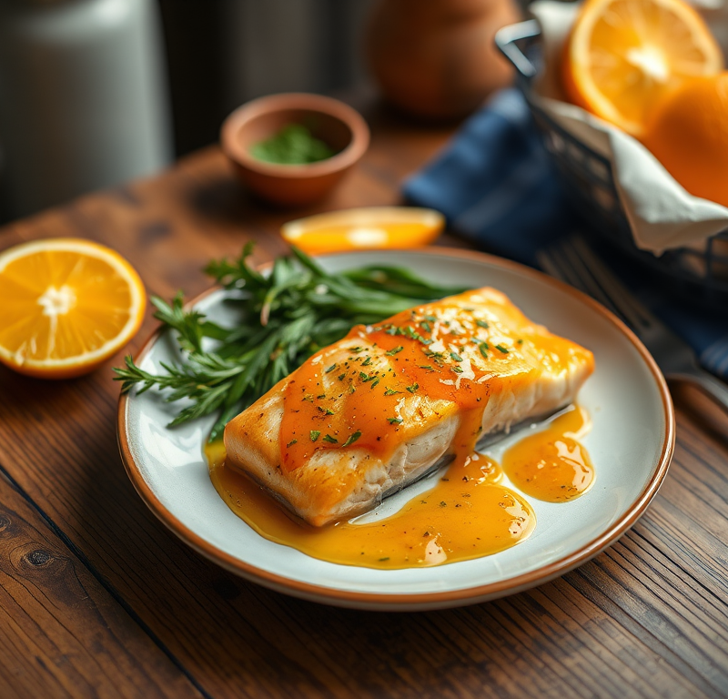 Orange Glazed Salmon — Gran Cooks