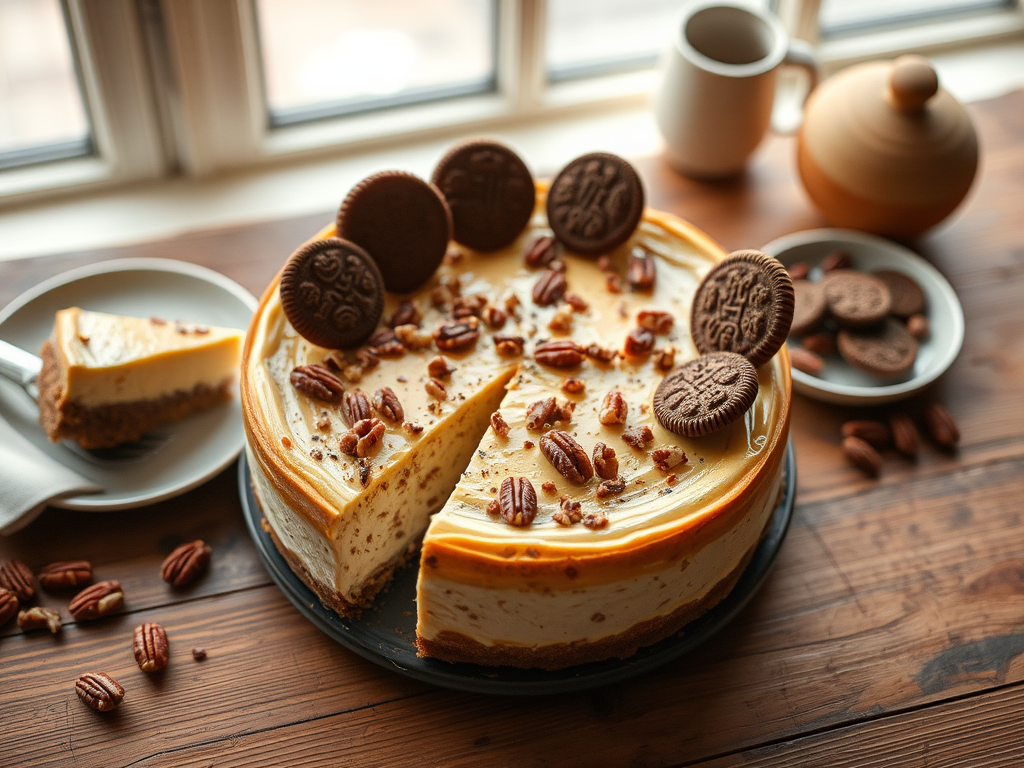 Pecan Praline Cheesecake Recipe — Gran Cooks