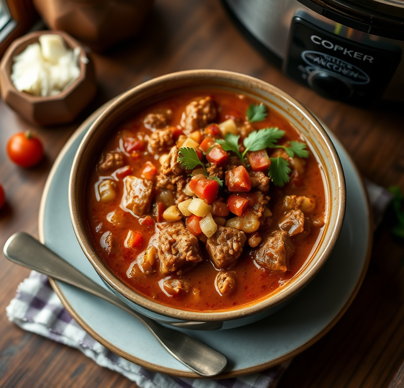 Simple Slow Cooker Chili — Gran Cooks