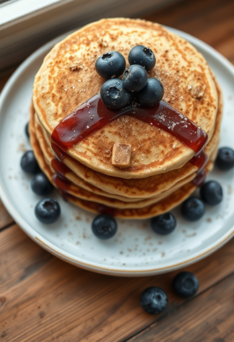 Simple Vegan Blueberry Pancakes — Gran Cooks