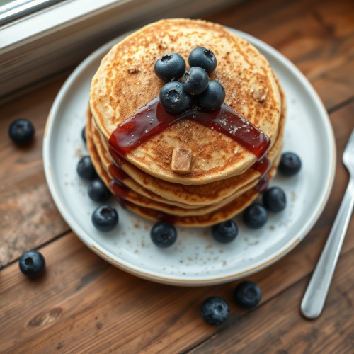 Simple Vegan Blueberry Pancakes — Gran Cooks