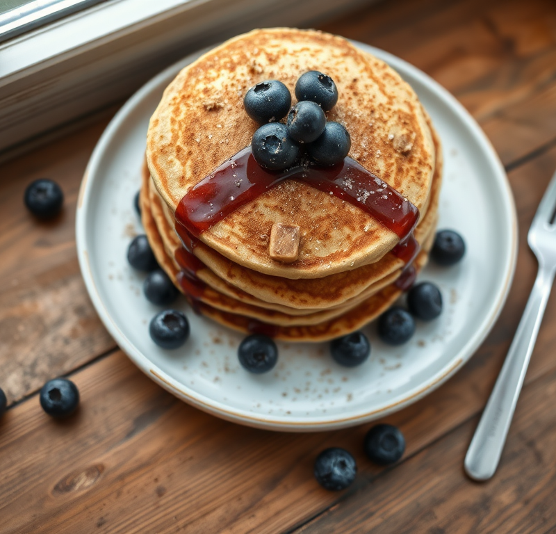 Simple Vegan Blueberry Pancakes — Gran Cooks