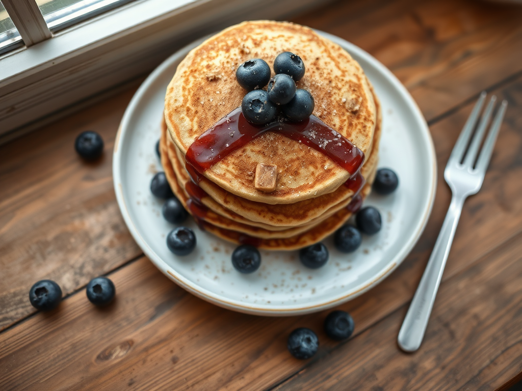 Simple Vegan Blueberry Pancakes — Gran Cooks