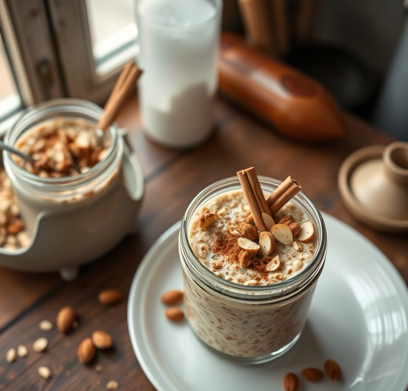 Snickerdoodle Vegan Overnight Oats — Gran Cooks