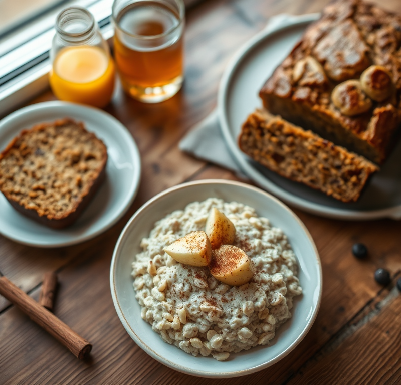 Spiced Zucchini Bread Oatmeal — Gran Cooks