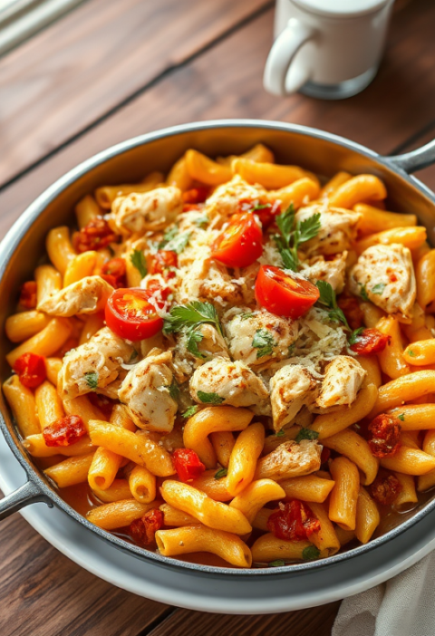 Spicy Chicken Mac Skillet — Gran Cooks