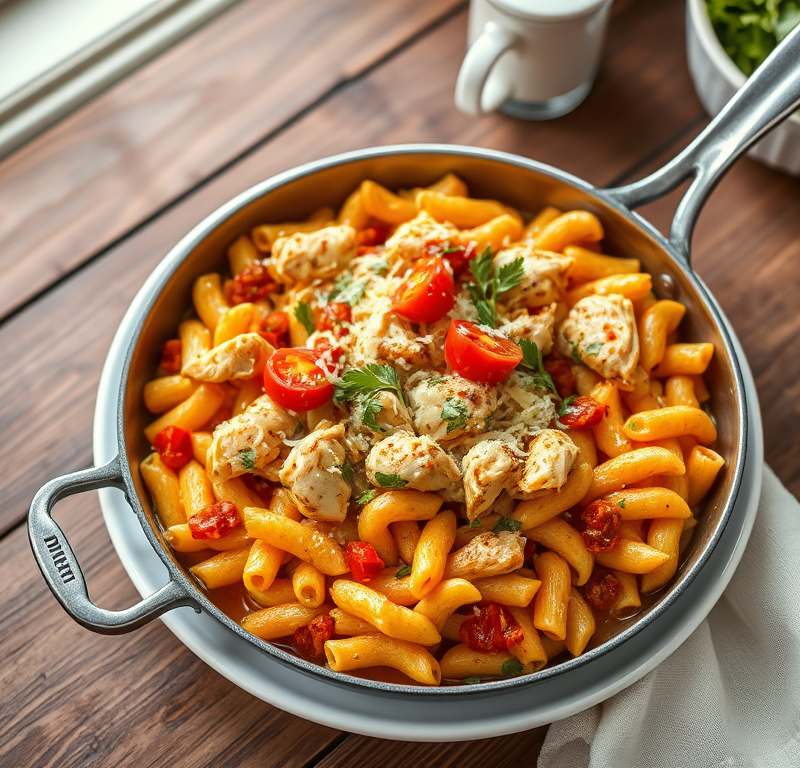 Spicy Chicken Mac Skillet — Gran Cooks