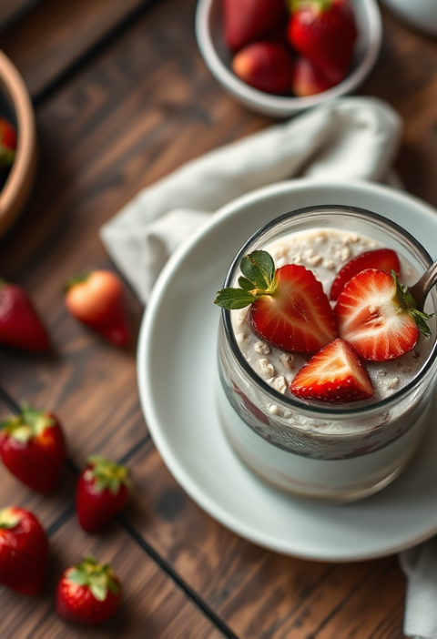 Strawberry Overnight Oats — Gran Cooks