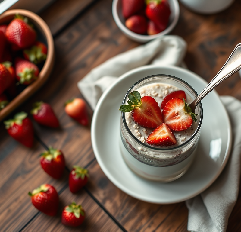 Strawberry Overnight Oats — Gran Cooks