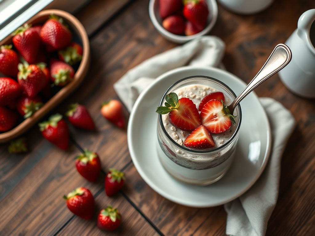 Strawberry Overnight Oats — Gran Cooks